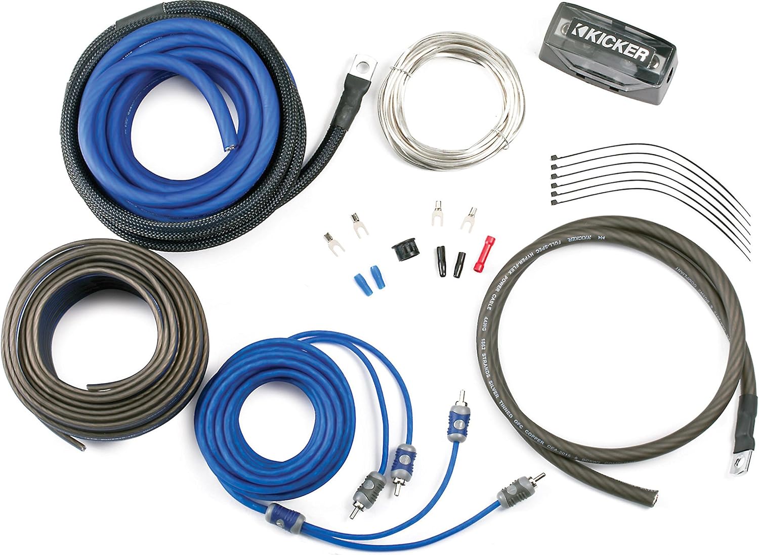 Kicker CK4 4AWG Complete Amplifier Kit