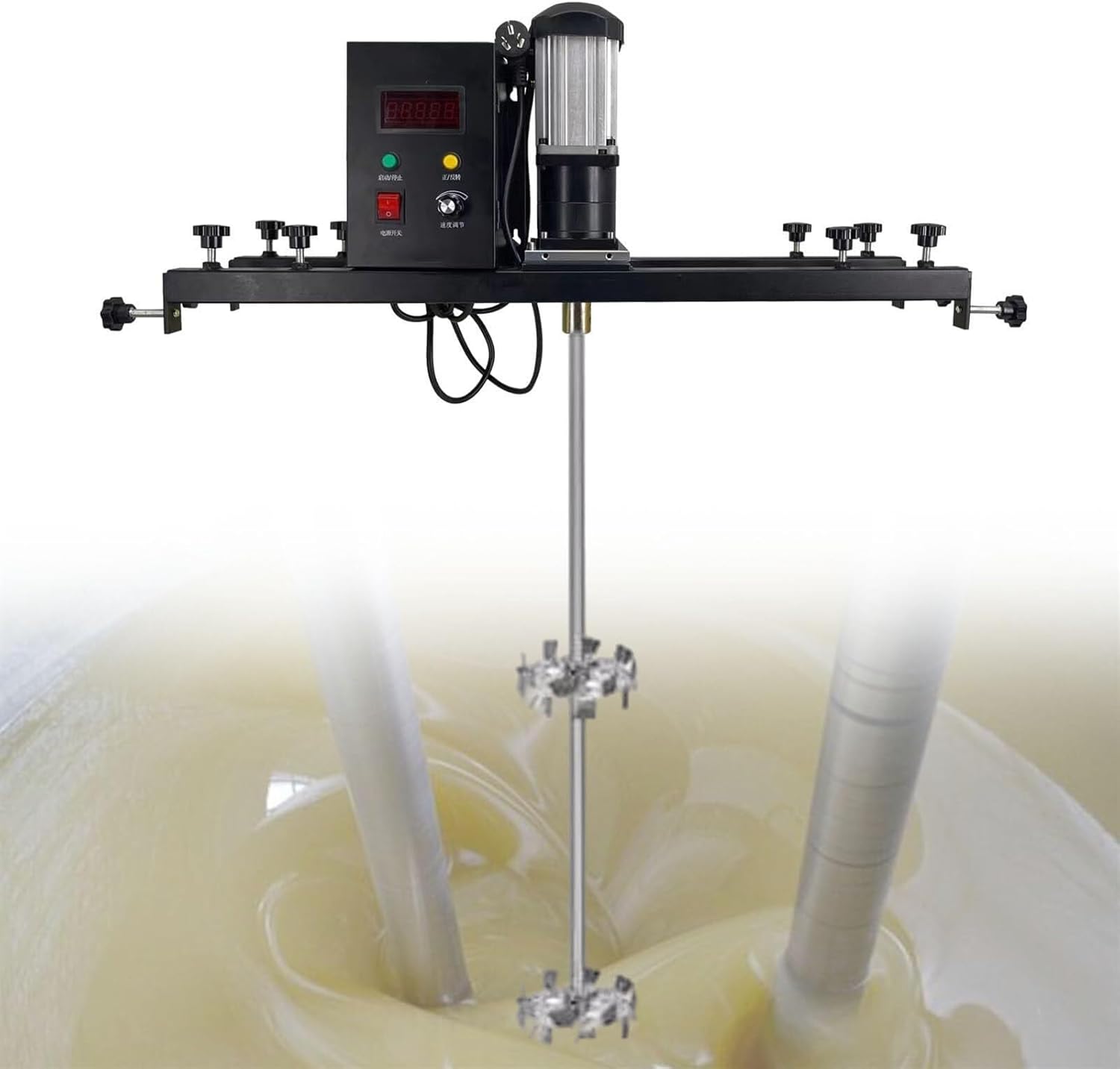 Stand Agitator,45 Db Tank Mixer Machine,Paint Mixing Equipment for Dissolver Agitator(B)