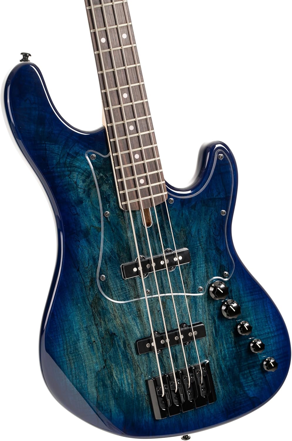 Cort GBFUSION4BB GB Series Fusion Bass Guitar, Blue Burst