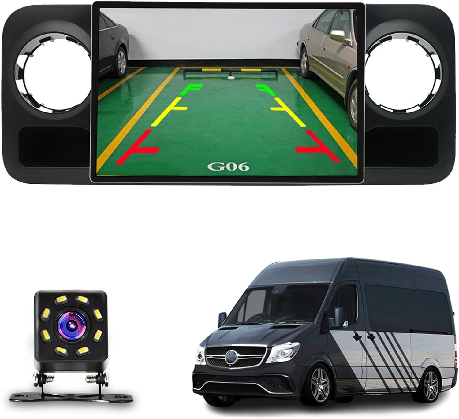 13.3 inch Car Radio for Mercedes-Benz Sprinter 2018-2022, Android Multimedia Video Audio Player Car Stereo Touch Screen Head Unit with Carplay GPS Bluetooth FM(Size:8+256 G)