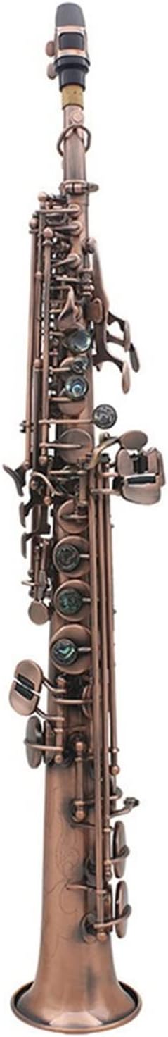 Sax Beginners Kit Saxophone Bb Saxofon Retro Red Copper Sax Woodwind Musical Instrument with Case Gloves Cleaning Cloth Accessories Wind Instrument