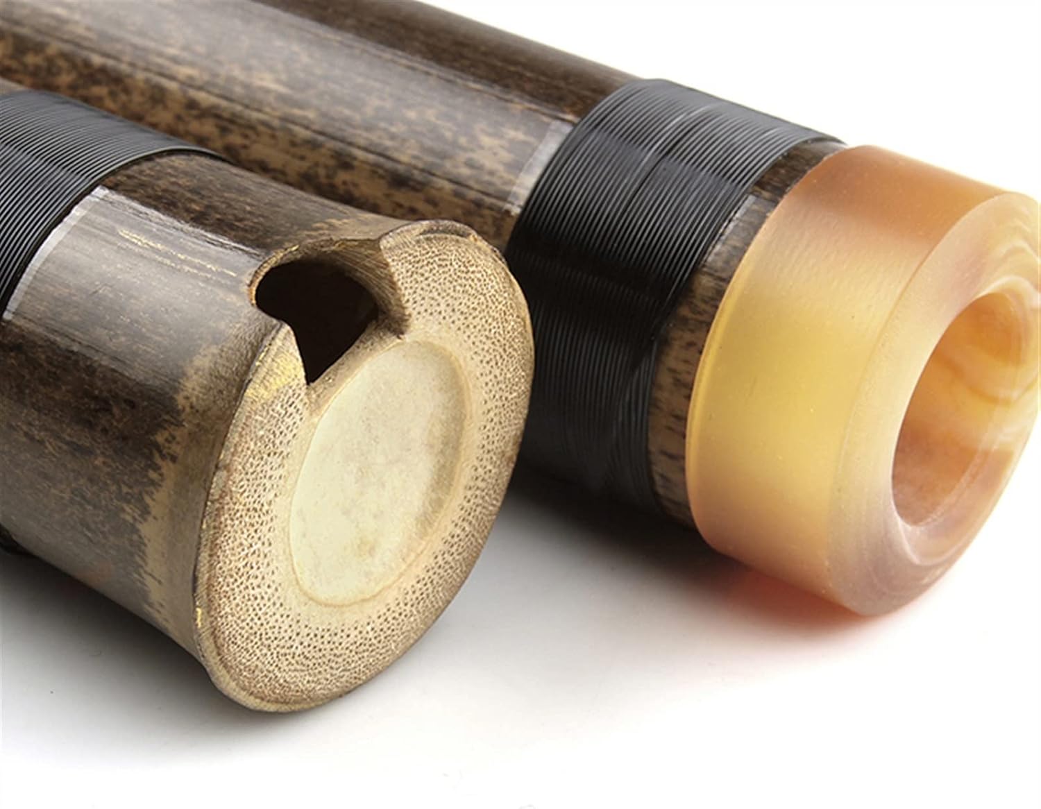 TSTS Chinese Bamboo Flute G Key Lefthand Chinese Handmade Bamboo Flute Xiao Woodwind Vertical Traditional Musical Instrument