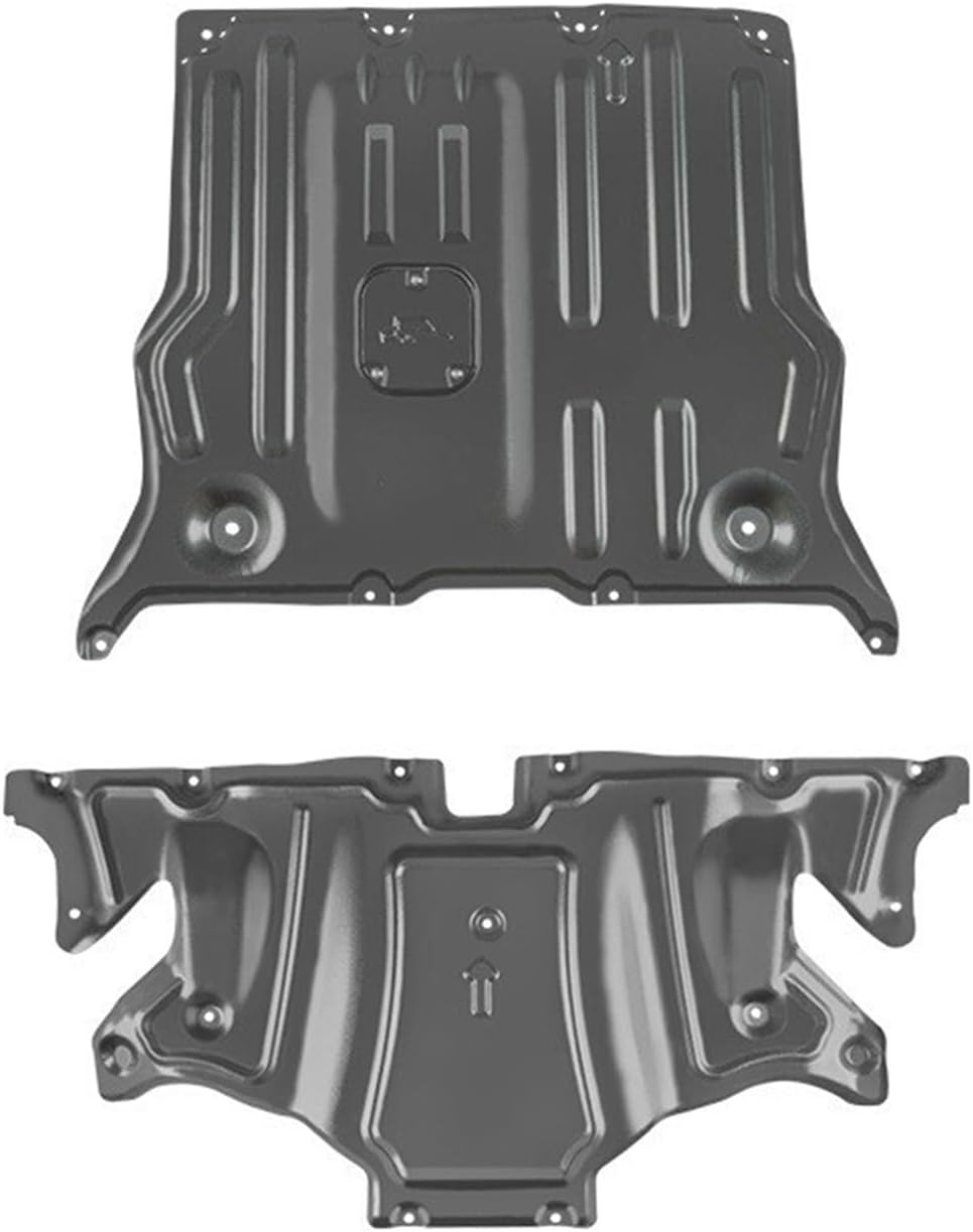 Car Chassis Armor Soundproof Cotton Compatible for Tesla Model 3 Engine Guards Manganese Steel Engine Protection Device Model3 Accessories(Alloy)