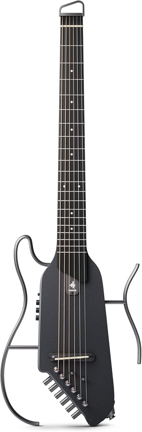 Donner HUSH-I EVO2 Guitar For Travel - Black