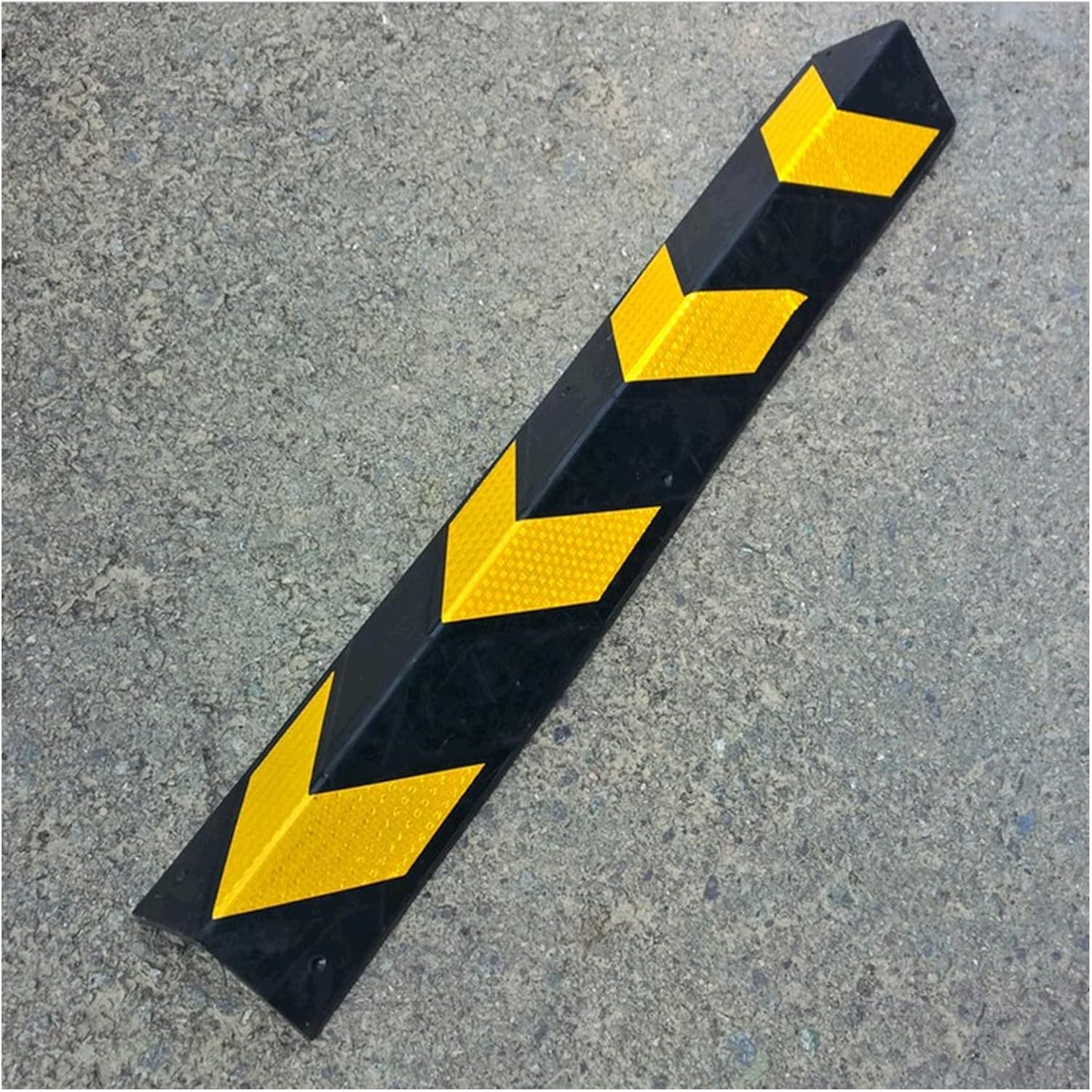 Rubber Corner Protector Car Parking Protector Wall Corner Guard for Parking Garages,Rubber Column for Warehouse,Reflective Workshops Ground Floor Garage Wall Corner Guards,1cm Thick