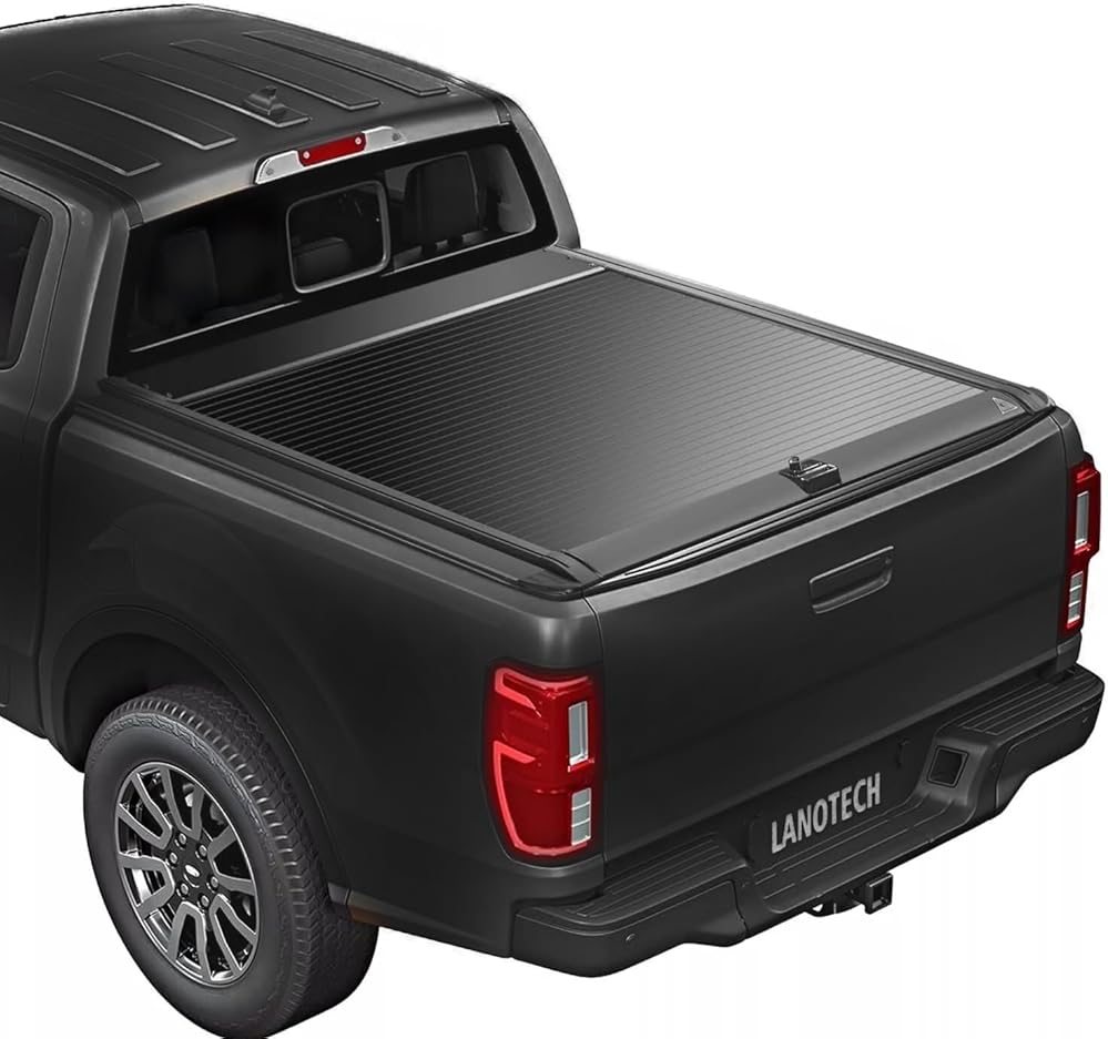 Retractable Truck Bed Tonneau Cover Hard Aluminum 5.6ft (66.7in) for 2022-2025 Tundra with Password Lock Waterproof