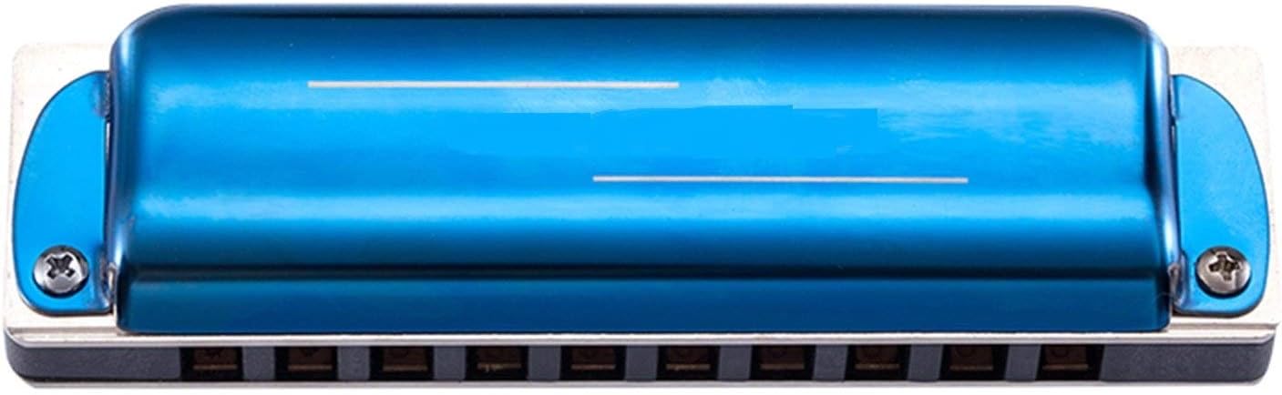 SUOFEILAIMU 10 Harmonica Diatonic Blues Harp Professional Harmonica Woodwind Instrument (Color : Key of Ab)