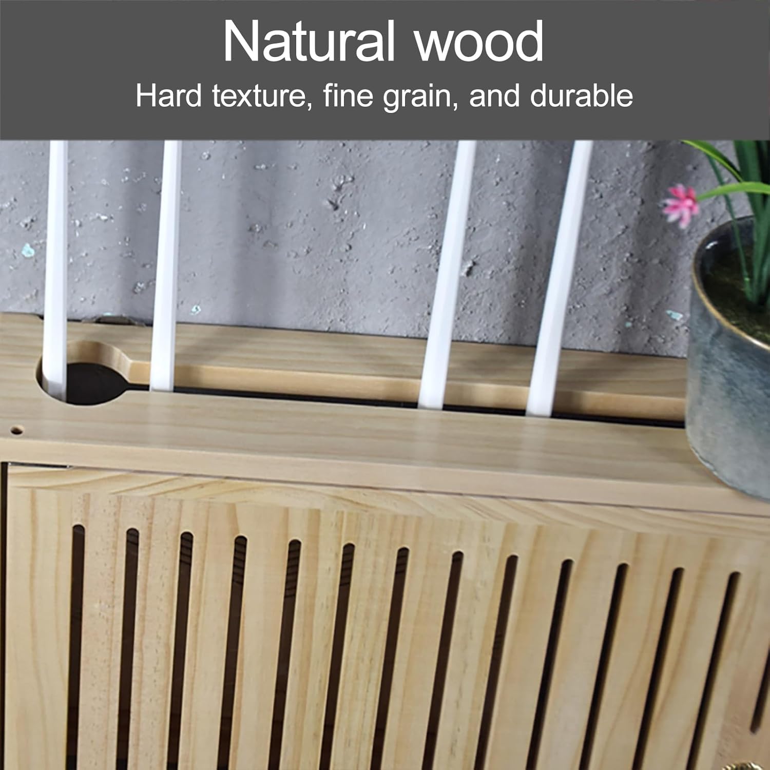 Wall Mounted WiFi Box Hider, Projector Shelf, Power Strip Cable Management Hider Rack by Solid Wood, Router Cabinet for Wall, Office and Home(Black,19.5 * 3.5 * 16.8in)