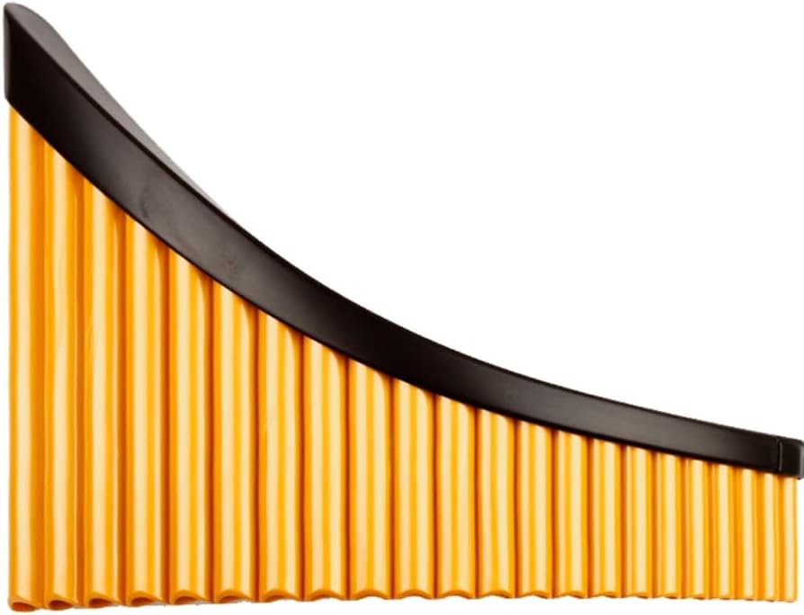 22 Tubes G Key Pan Flute ABS Plastic Panpipes PanPipes Woodwind Musical Instruments (Color : Left)