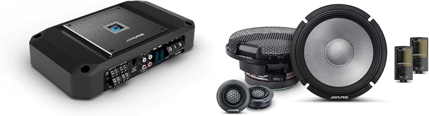 Alpine R2 4 Channel Amp & R2-S65C 6.5