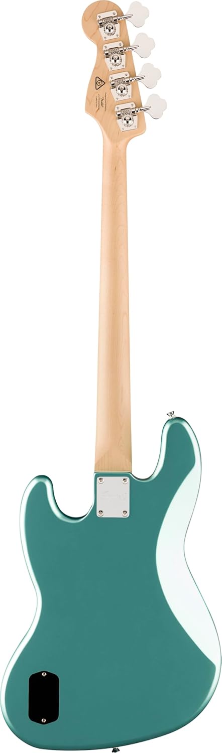 Affinity Series Active Jazz Bass, Laurel Fingerboard, White Pickguard, Mystic Sea Foam Green