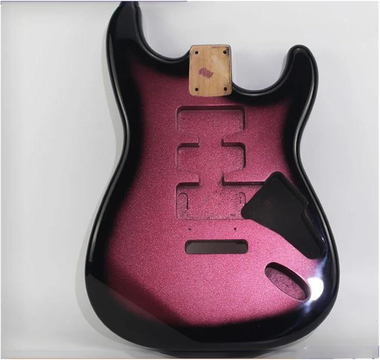 Guitar Body Guitar Replacement Parts For ST Pink Black Gradient Edge Alder Wood Electric Guitar Body Fend Standard Size