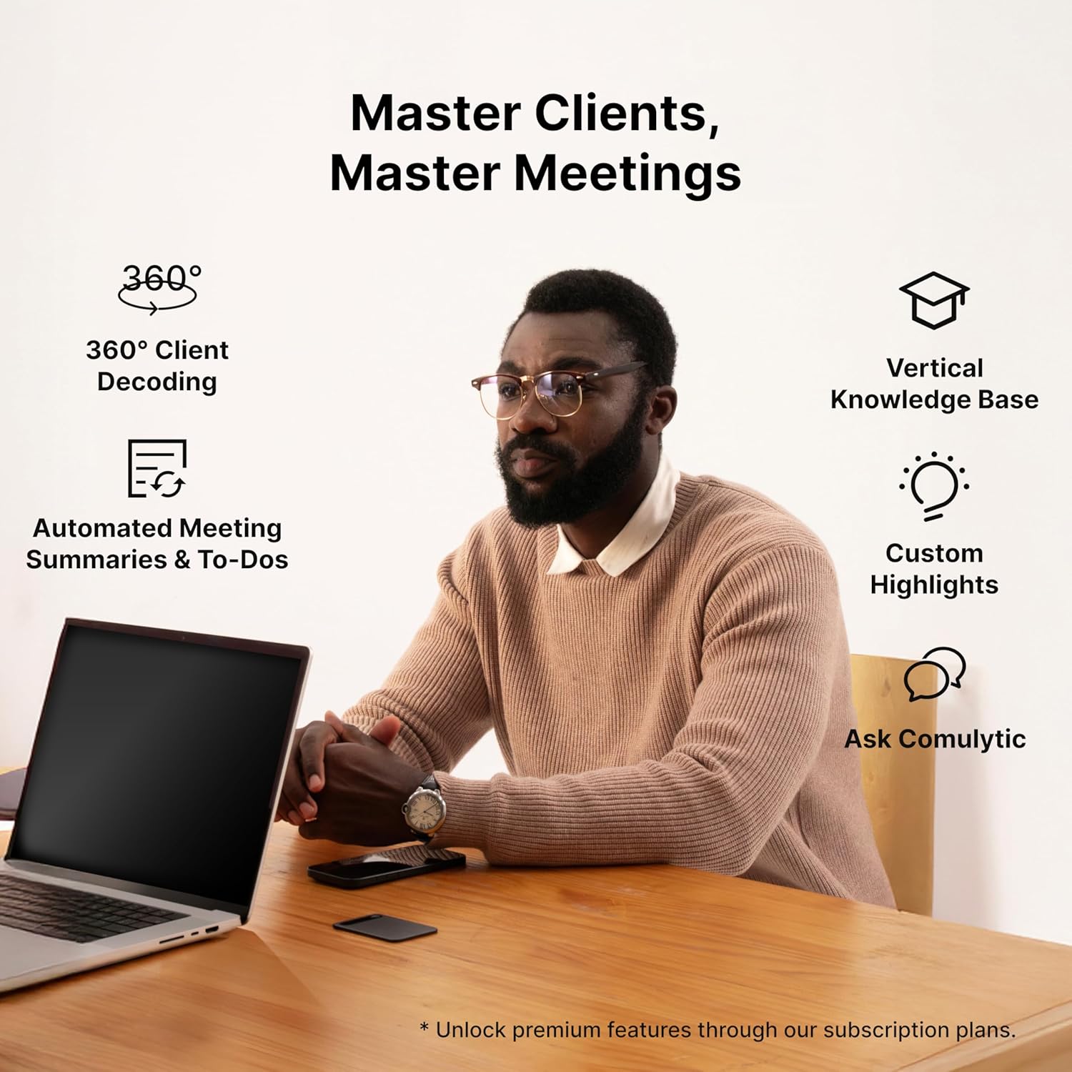 Comulytic Note Pro AI Voice Recorder, Unlimited Transcribe & Summarize, One Tap Recording Device with AI Note Taking, Support 113 Languages, 64GB, Audio Recorder for Calls, Meetings, Lectures, Silver