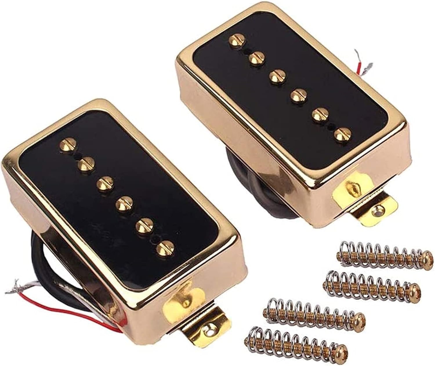 Electric Guitar Pickups P90 Single Coil Bridge &Neck Pickups Set Humbucker Pickups Set for Electric Guitar Parts Guitar Pickup Set
