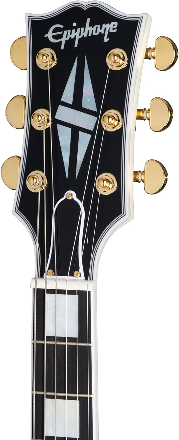 Epiphone Inspired by Gibson Custom 1959 ES-355, Classic White with Hard Case