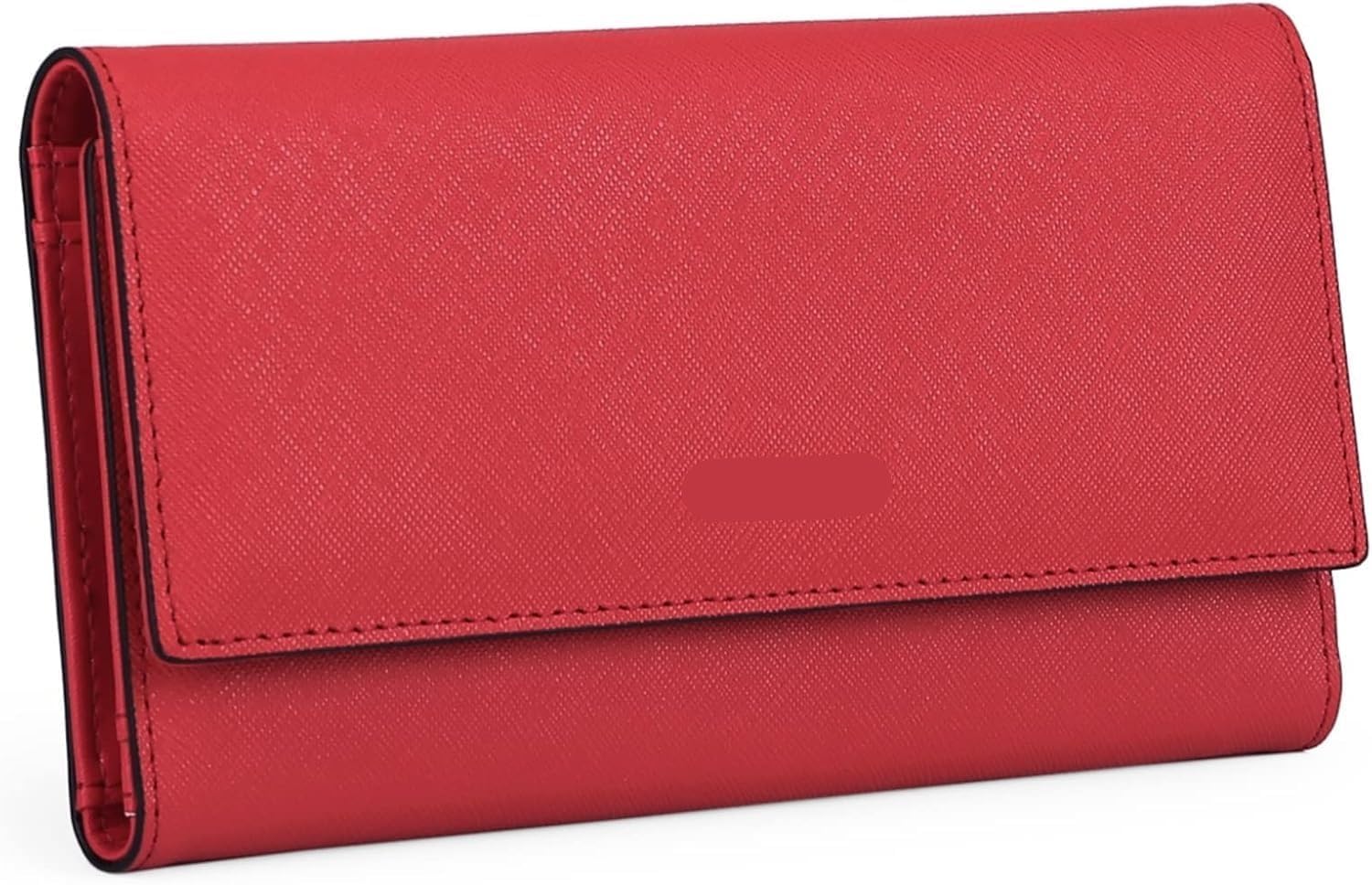 Leather Women Wallet Blocking Zipper Around Phone Holder Clutch Wristlet Large Capacity