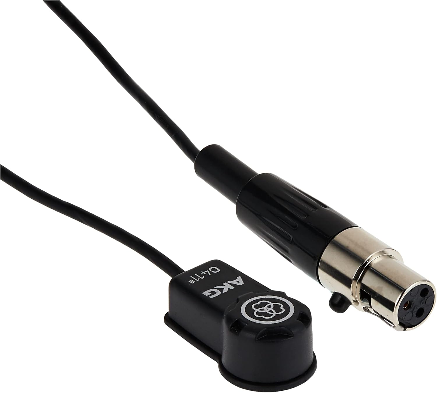 AKG C411 L High-Performance Miniature Condenser Vibration Pickup with Mini XLR Connector