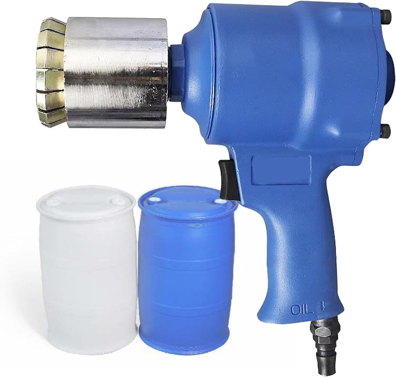 Barrel Drum Cap Seal Crimping Machine, Pneumatic Oil Barrel Sealer for 75mm&35mm Cap, Drum Sealing Plier,30-75MM