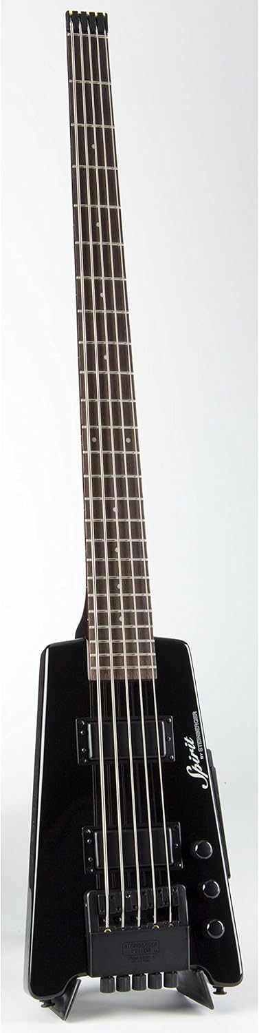 Steinberger Spirit XT25 Standard 5 String Bass, Black with Bag
