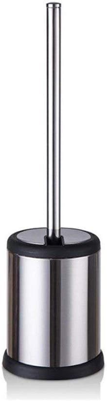 Toilet Brush and Holder, Toilet Brush with 304 Stainless Steel Longer Handle, Enlarged Bottom