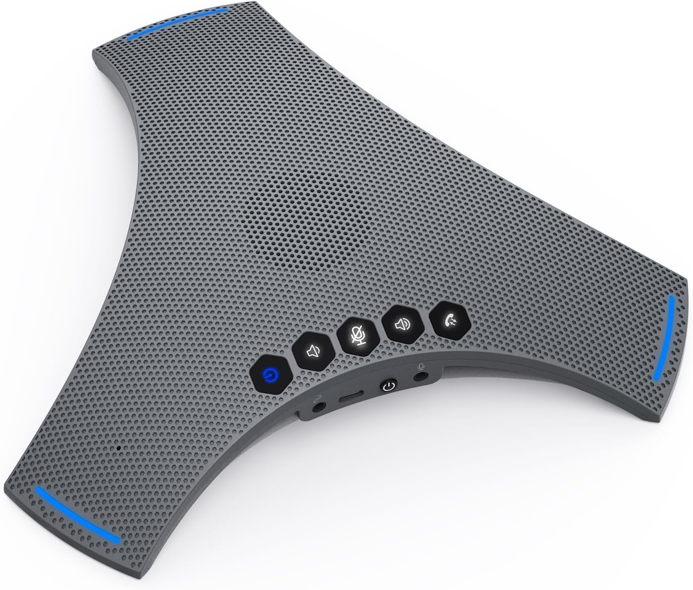 Conference Speaker and Microphone - Bluetooth Speakerphone with Daisy Chain, AI Noise Cancellation, Voice Enhancement, Support Wireless Dongle, USB Connection, Compatible with All Meeting Rooms