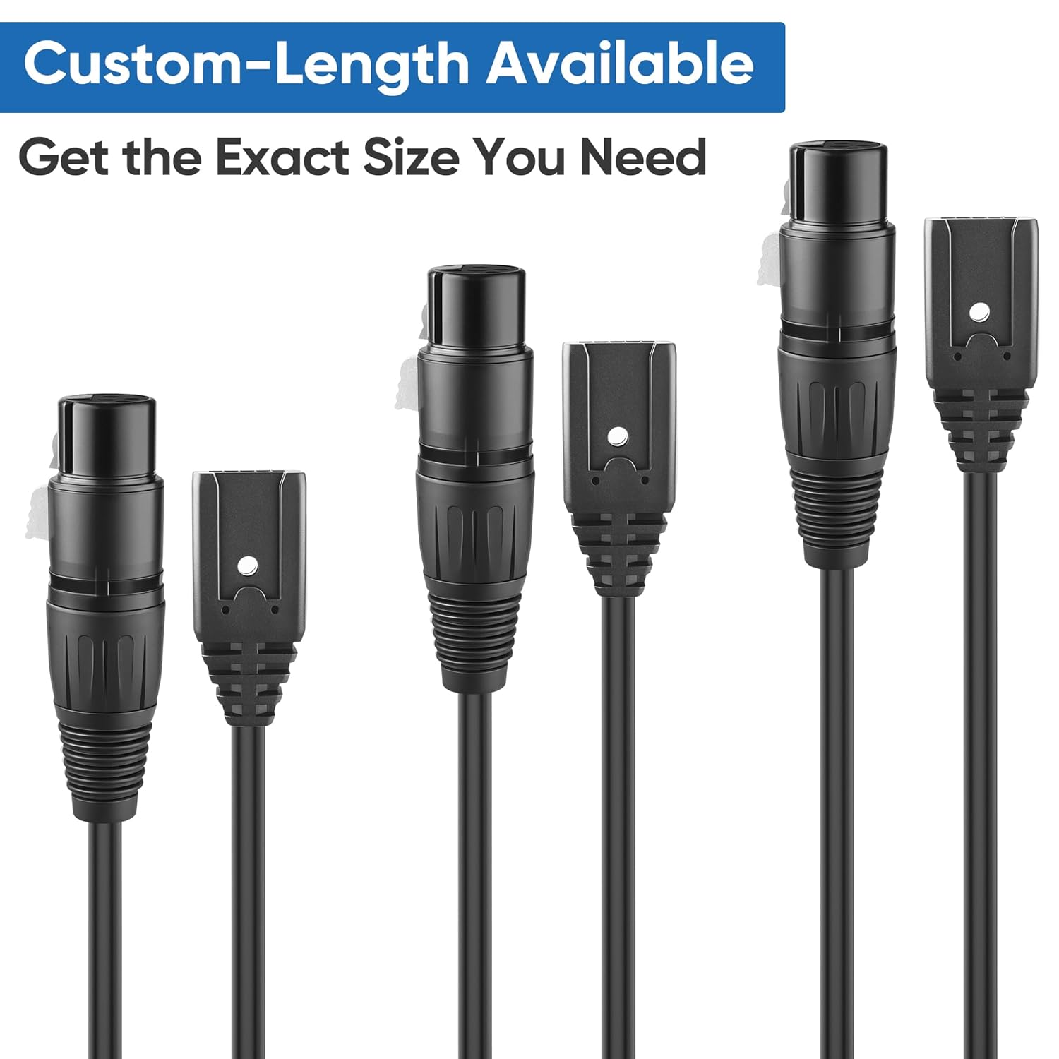 Replaceable Headset Cable for Clear-Com 110(5ft), XLR Connector Microphone Headphone Cord for Clear-Com CC-300-X4 CC-110-X4 CC-220-X4 CC-400 Headsets, 4 Pin XLR Female Adapter Headphone Wire(4 Pack)