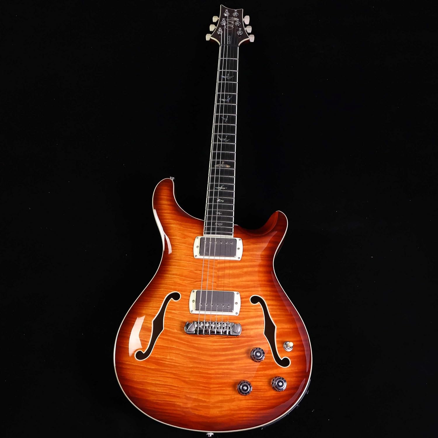 PRS SE Hollowbody II Piezo, Vintage Sunburst with Case