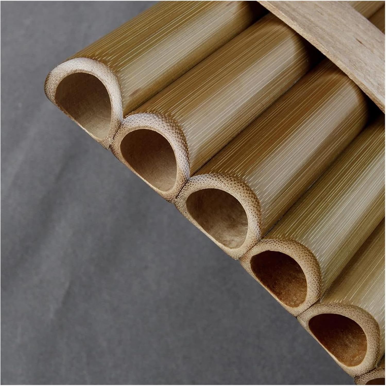 PanPipes Woodwind Instrument 15 Pipes G Key Pan Flute Pan Pipes Woodwind Instrument Bamboo Pan Flute (Color : Left-Hand)