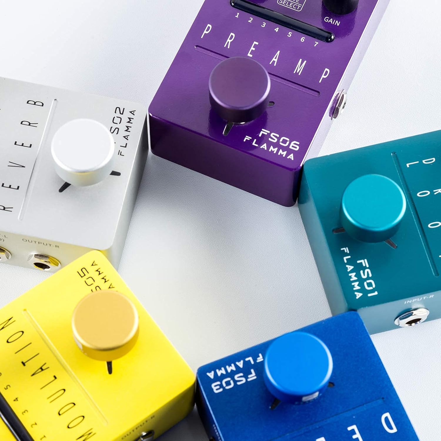 FLAMMA Modulation and Footswitch Toppers