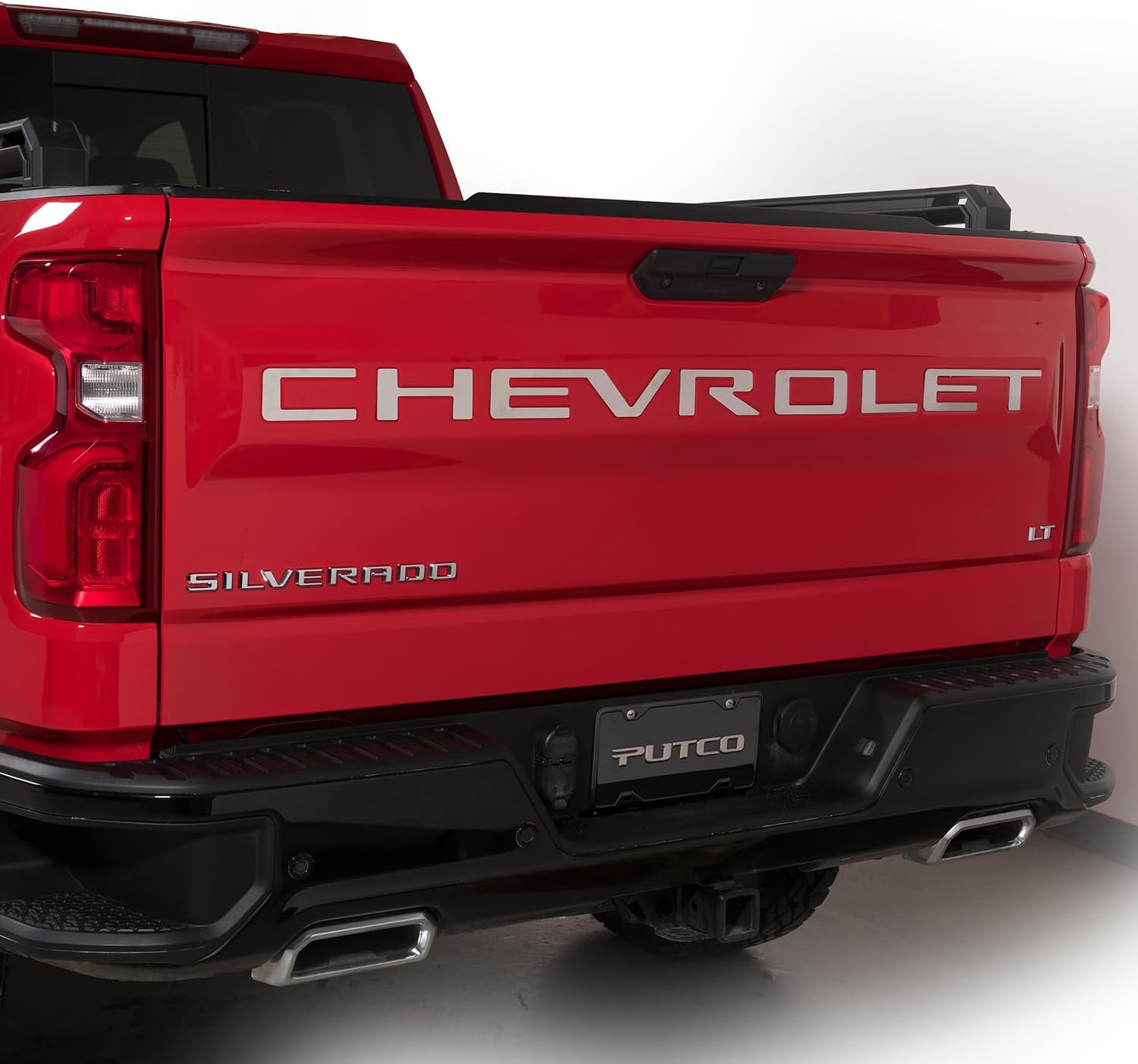 Putco Chevrolet Tailgate Letters Kit - Stainless Steel - Stamped Lettering - Fits Chevy Silverado 2019-2026