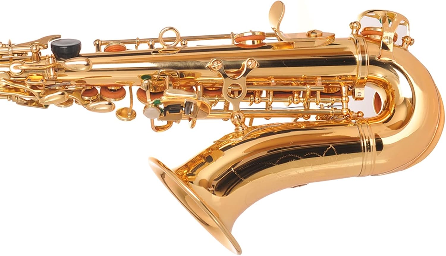 Sax Beginners Kit Soprano Saxophone BB Curved Soprano Sax of Musical Instrument Saxophone for Children Wind Instrument