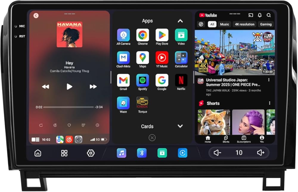 JOYING Car Radio for Toyota Tundra 2007-2013 & Toyota Sequoia 2008-2022, 10.4