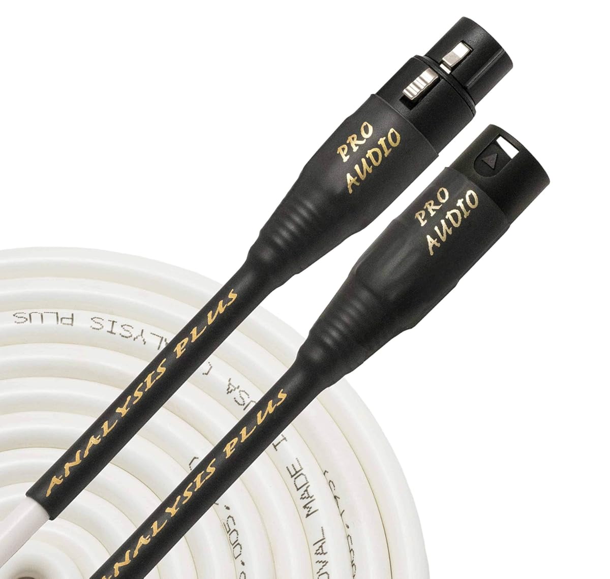 Analysis Plus White Oval Microphone Cable (10 Feet)