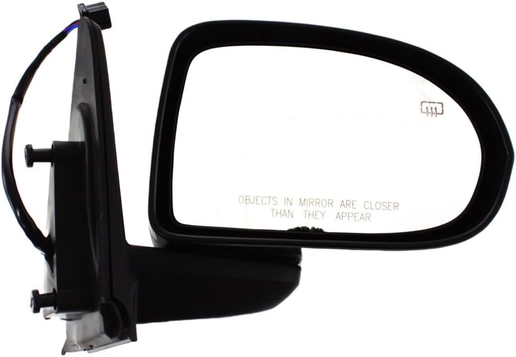 For Jeep Compass 2007-2016 Door Mirror Passenger Side | Power | Heated | Type 1 | Textured Black | Replacement For CH1321262 | 5115046AM