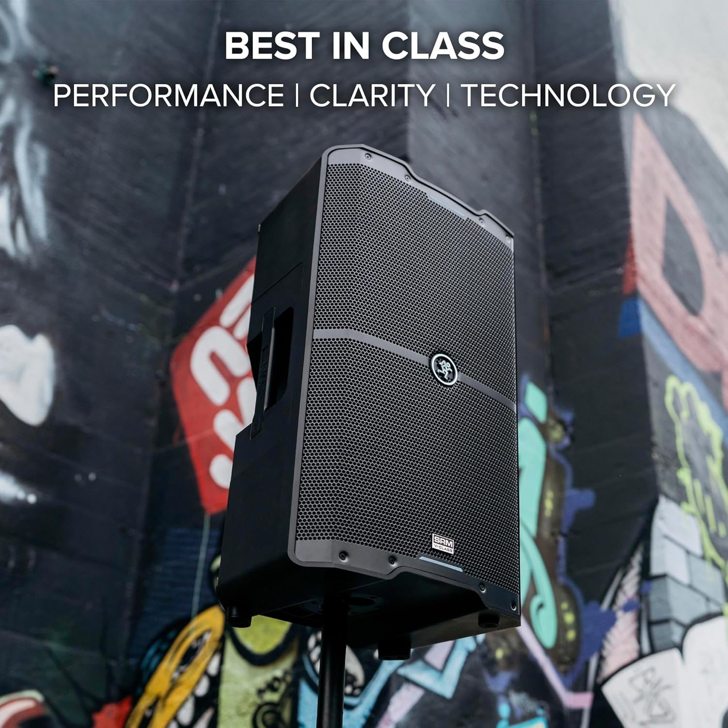 Mackie SRM V-Class Series, 12-Inch 2000W High-Performance Loudspeaker, Powered - Black (SRM212 V-Class)