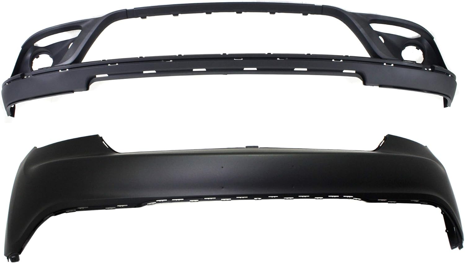 Garage-Pro Front Bumper Cover Set For Dodge Durango 2014-2020, Models With Type 3 Bumper, Without Park Assist, Automotive Exterior Accessories, Upper - Primed, Lower - Textured