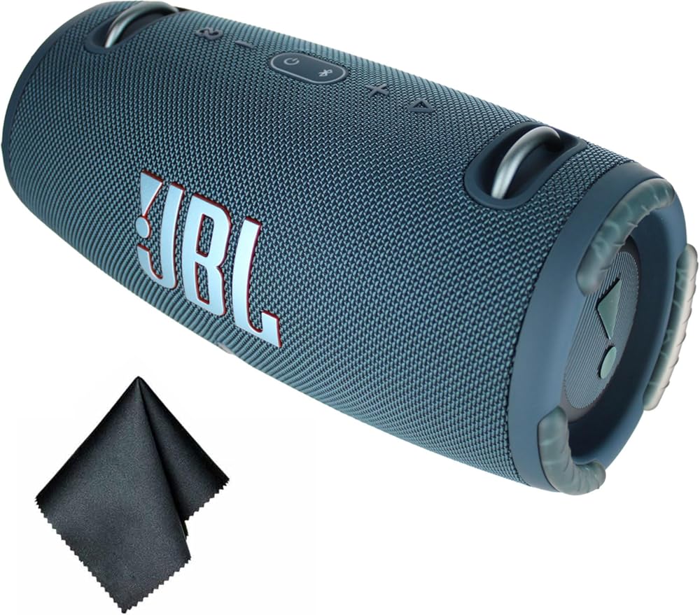 JBL Xtreme 3 Portable Bluetooth Speaker (Blue) with Extended Protection