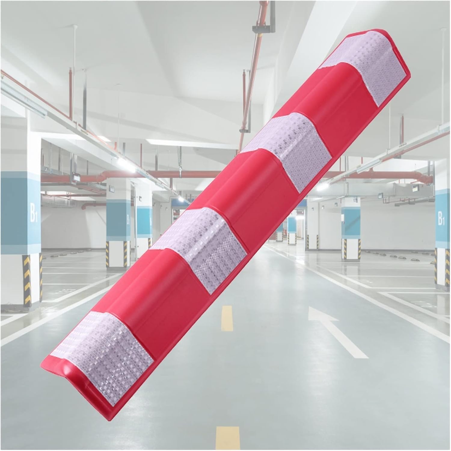 Garage Wall Protector,Wall Corner Protector, Parking Garages Anti-Scratch Corner Guards Reflective Car Parking Protector Bumper 0.6cm Thick,28pcsb