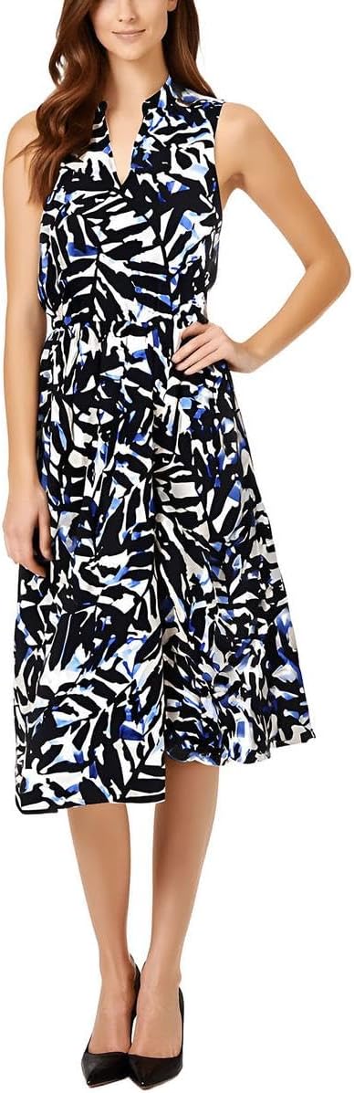 Anne Klein Womens Jenna Drawstring Dress