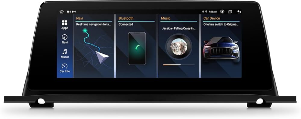 XTRONS 10.25 Inch IPS Touch Screen Car Stereo for BMW 5 Series GT F07 CIC, Android 13 Radio GPS Navigation for Car, Octa Core 8GB RAM 128GB ROM, Built-in Car Play Android Auto DSP 4G LTE 5Ghz WiFi