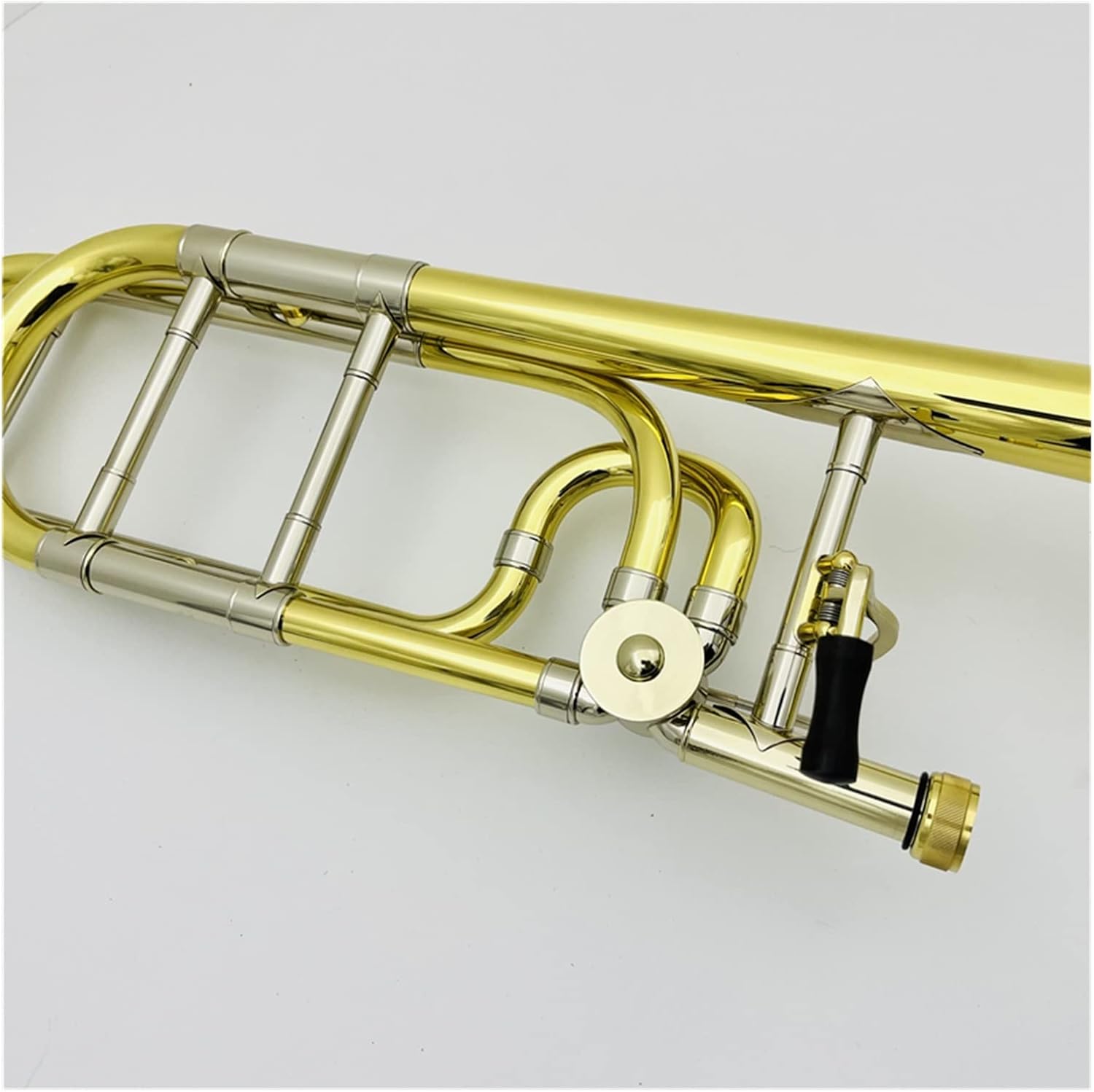 FLFL Student Trombone Bb/f Trombone Brass Plated Professional Musical Instrument
