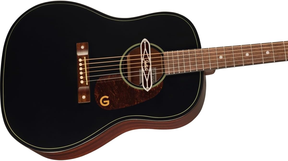Gretsch Jim Dandy Deltoluxe Dreadnought Acoustic-electric Guitar - Black
