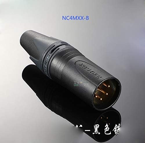 Davitu Electrical Equipments Supplies - 5PCS/Lot Original NC4FXX/NC4MXX-B/NC4FXX-B XLR Audio Female/Male Plug Connector 4P 4-Poles For NEUTRIK microphone - (Color: NC4FXX (Female))