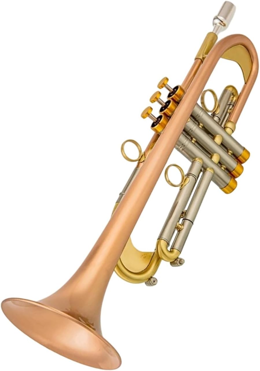Trumpet Brass Set Bb Trumpet Phosphor Bronze Plated Professional Brass Instrument With Box