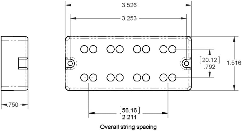 Seymour Duncan Basslines SSB-4NYC NYC Passive Soapbar String Bass pickup set