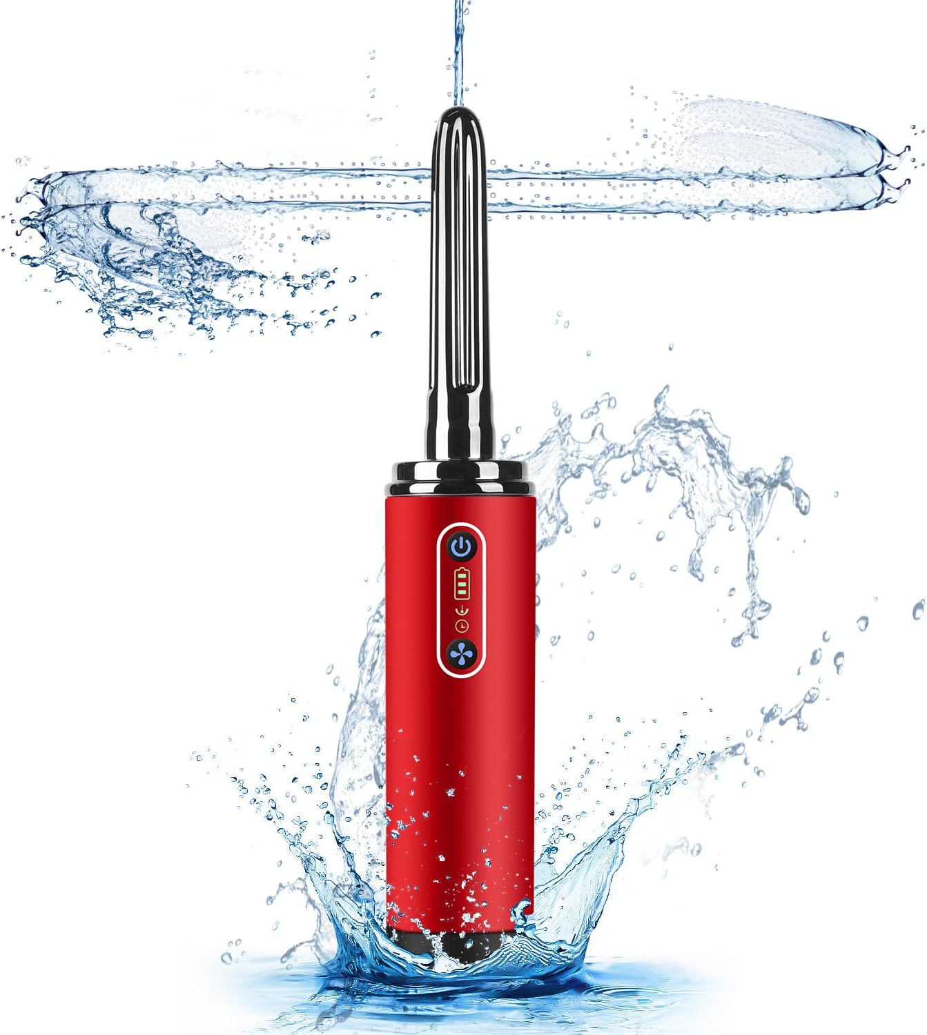 Enema Anal Douche,Enemas-Douches for Men and Women Colon Cleanse,Electric Anal Cleaner Kit,Anti Backflow Shower Enema Bulb,Rotation-Spray Two Douching Modes,External Water Supply