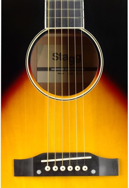 Stagg 6 String Acoustic Guitar, Right (SA35 DS-VS)