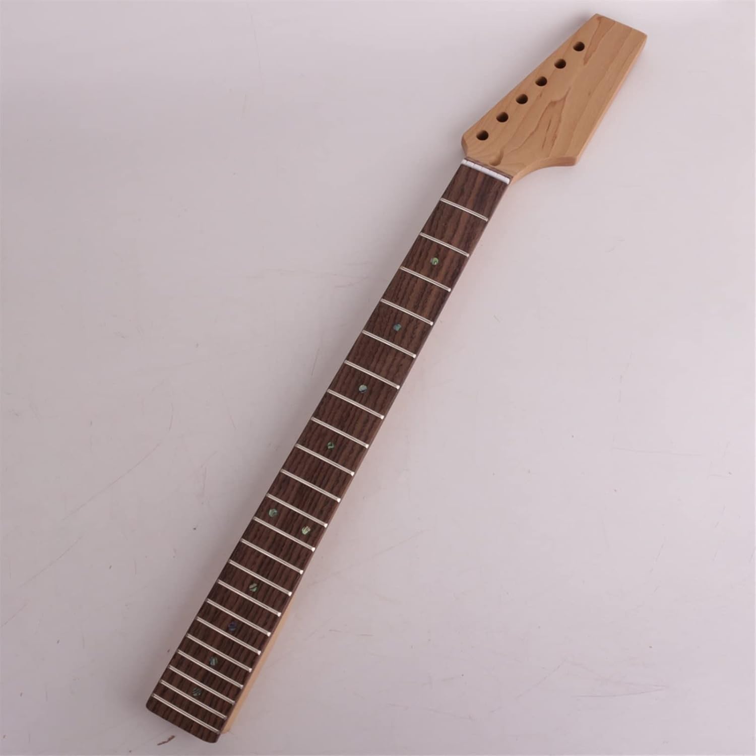 Unfinished Maple Neck Fretboard Mahogany Body 22 Frets for Tele Electric Guitar Kit DIY Unfinished Electric Guitar Kit (Color : 02)