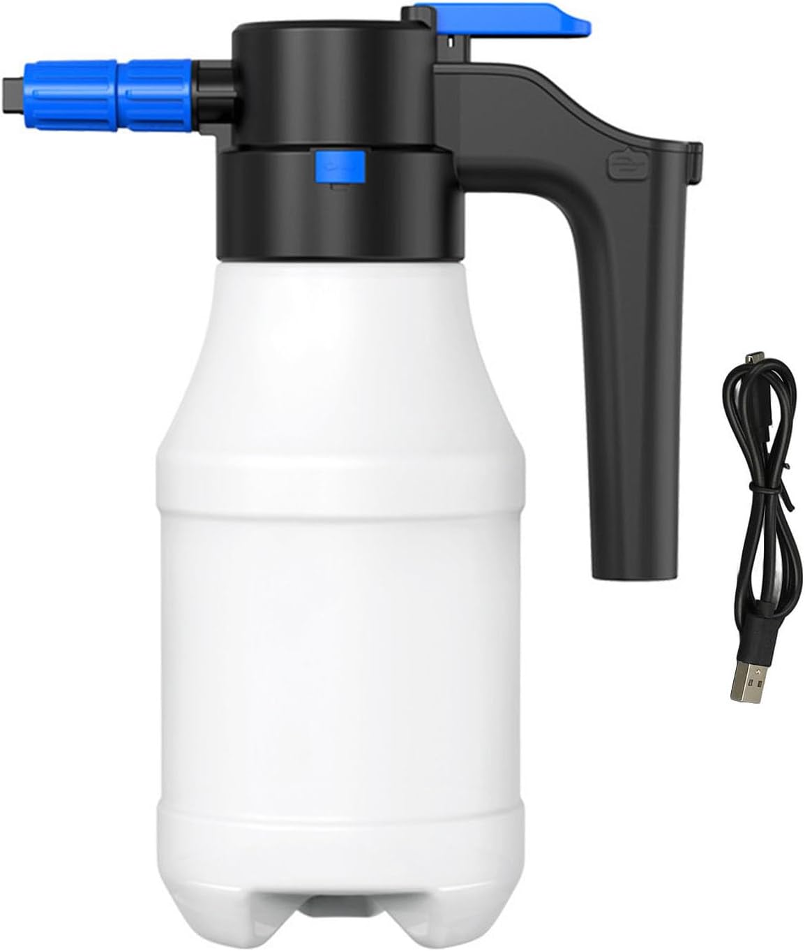 Electric Foam Sprayer 1.5L Pressurized Foam Maker with USB Rechargeable, Multifunctional Car Wash Window Cleaner