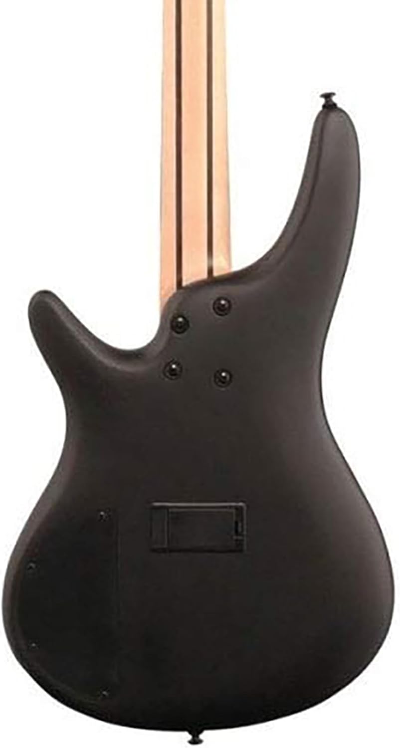 Ibanez SR300E SR Standard Electric Bass - Weathered Black Bundle with Gig Bag, Tuner, Strap, Cable, Austin Bazaar Instructional DVD, and Polishing Cloth